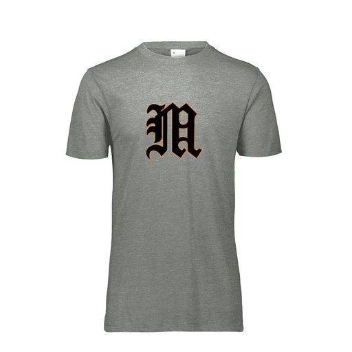 [FTSCUBGY-AS-LOGO1] Decker Men's Tri-Blend T-Shirt - Short Sleeve (Adult S, Gray)