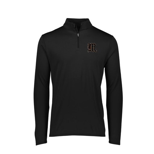 [2787.080.XS-LOGO1] Ladies Dri Fit 1/4 Zip Shirt (Female Adult XS, Black)