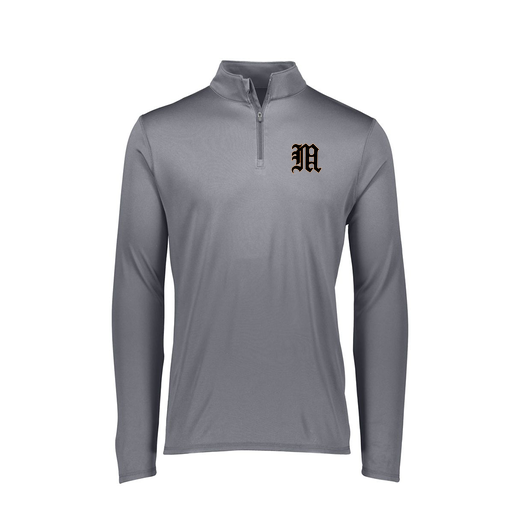 [2787.059.XS-LOGO1] Ladies Dri Fit 1/4 Zip Shirt (Female Adult XS, Gray)