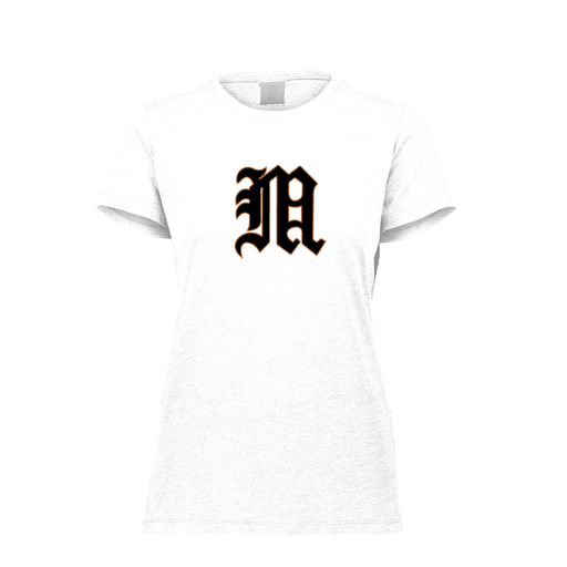 [FTSCUBWH-FAXS-LOGO1] Decker Women's Tri-Blend T-Shirt - Short Sleeve (Female Adult XS, White)