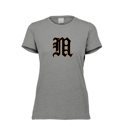 [FTSCUBGY-FAXS-LOGO1] Decker Women's Tri-Blend T-Shirt - Short Sleeve (Female Adult XS, Gray)