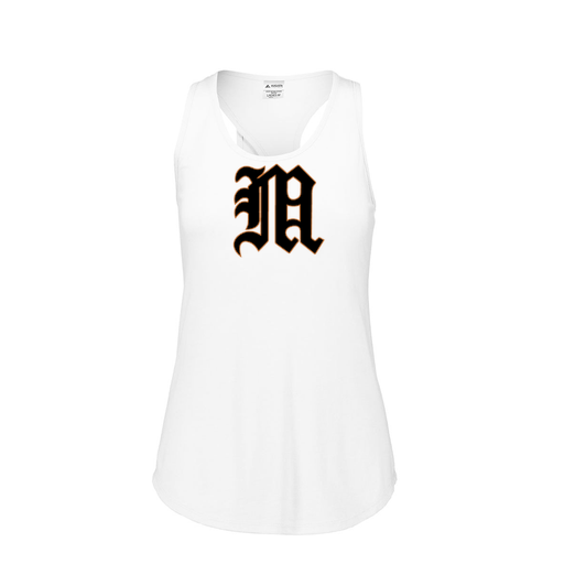 [3078.005.S-LOGO1] Ladies Tri Blend Tank Top (Female Adult S, White)