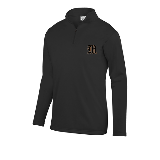 [FOLQFFBK-AS-LOGO1] Decker Men's FlexFleece 1/4 Zip (Adult S, Black)