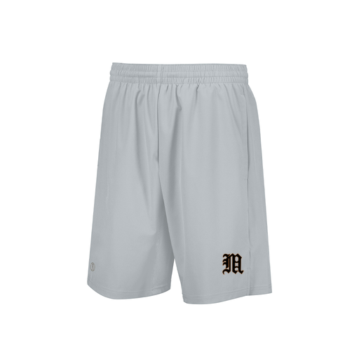 [229556.099.XS-LOGO1] Men's Weld Short (Adult XS, Silver)