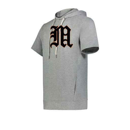 [222605-SIL-YS-LOGO1] YOUTH VENTURA SOFT KNIT SHORT SLEEVE HOODIE (Youth S, Silver)