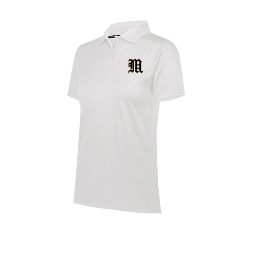 [222768.005.XS-LOGO1] Ladies Prism Polo (Female Adult XS, White)