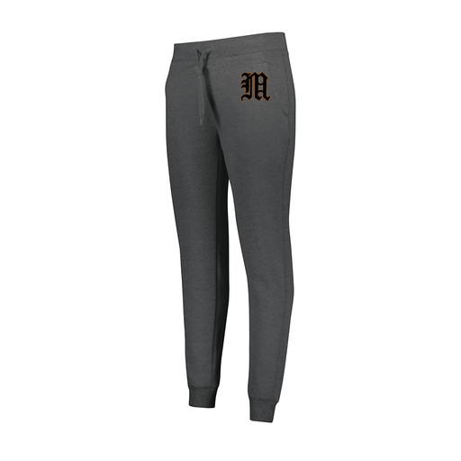 [229748.E83.XS-LOGO1] Ladies 60/40 Fleece Jogger (Female Adult XS, Gray)